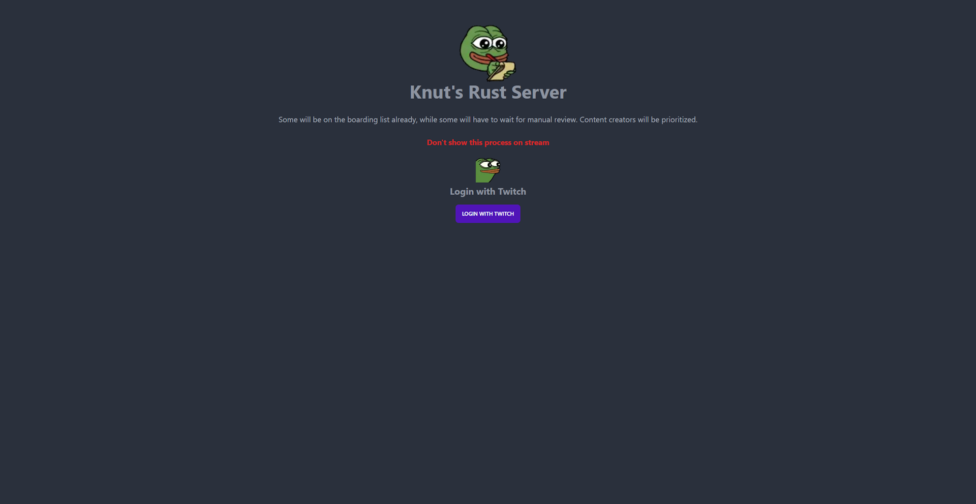 Knut - Rust dashboard