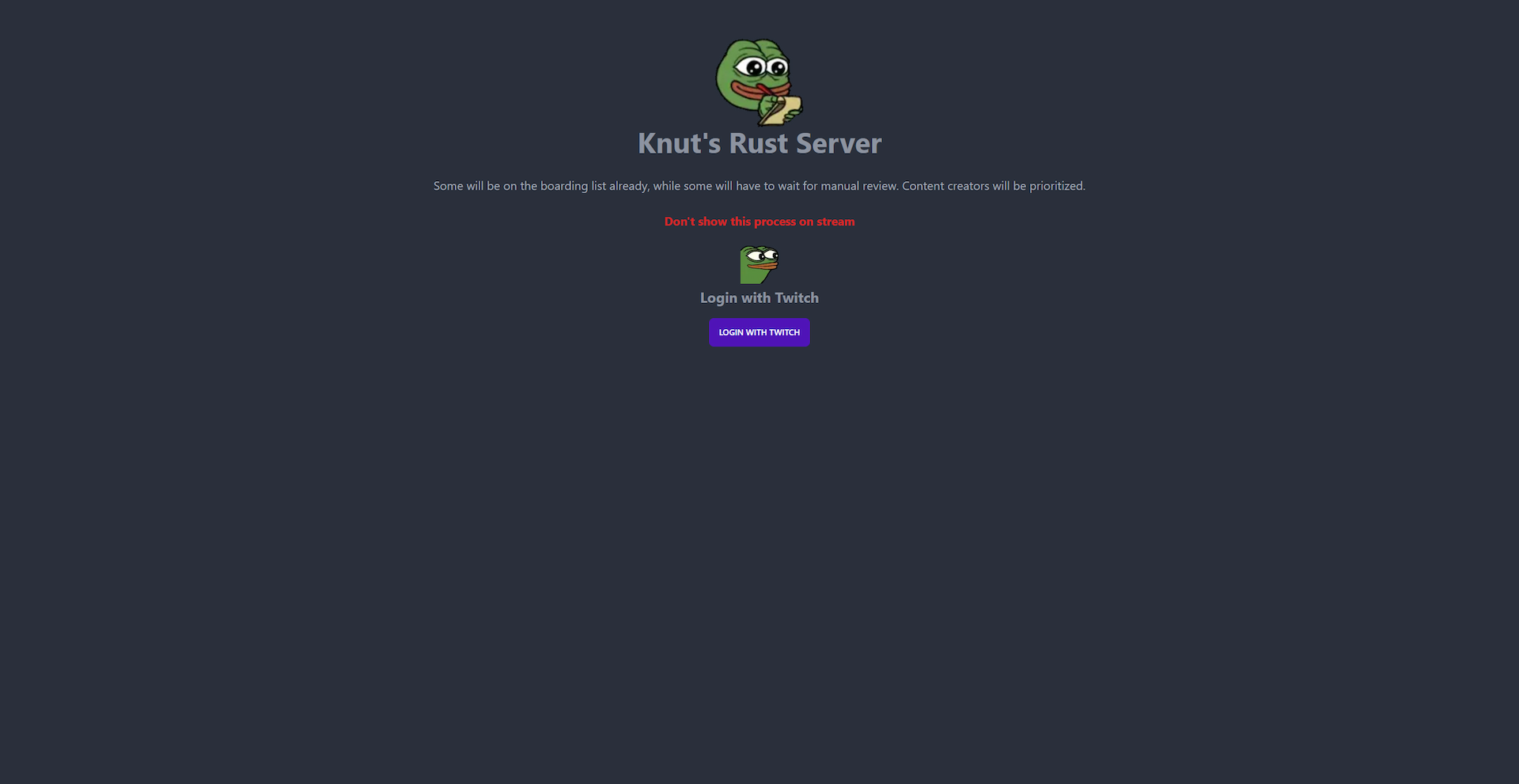 Knut - Rust dashboard